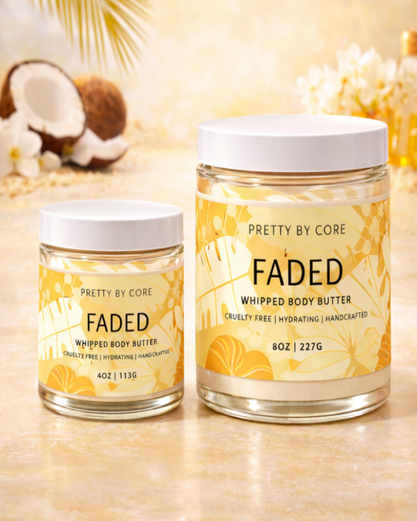 Pretty By Core Whipped Body Butter – Hydrating & Glow-Boosting Moisturizer (4oz & 8oz)