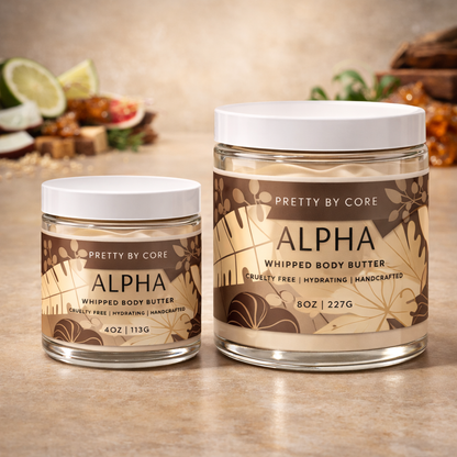 Pretty By Core Whipped Body Butter – Hydrating & Glow-Boosting Moisturizer (4oz & 8oz)
