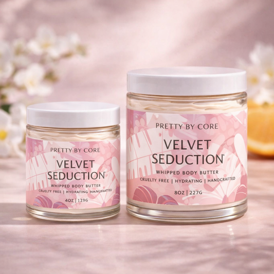 Velvet Seduction - Pretty By Core Whipped Body Butter – Hydrating & Glow-Boosting Moisturizer (4oz & 8oz)