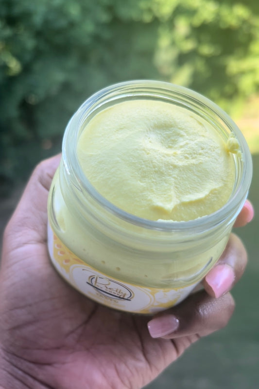 For those with dry skin, Faded body butter is a highly hydrating option. Infused with sea moss, turmeric powder, and lemon extract, it also helps with hyperpigmentation.